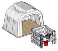 Пластиковые боксы, вольеры, домики для телят
