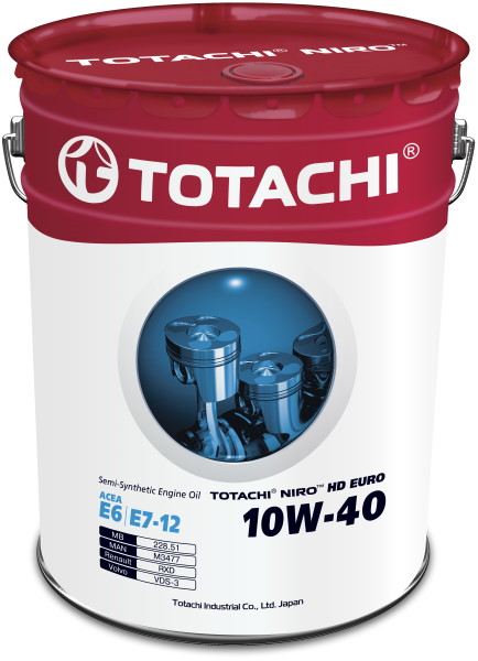Масло моторное TOTACHI NIRO HD SEMI-SYNTHETIC API CI-4/SL 10W-40 19 литров