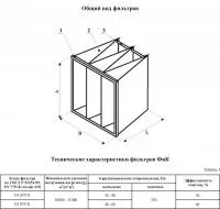 Фильтр ячейковый воздушный ФяК