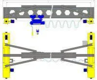 Краны мостовые электрические однобалочные опорные