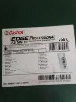 Масло моторное Castrol EDGE Titanium Professional 5w30 A5 208л. 4673390087