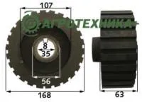 Ролик 076.00823 ведущий для комбайнов Grimme (Гримме)