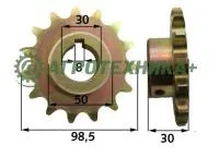 Звездочка 014.00226 (3/4X1/2-15 ЗУБ.) для комбайнов Grimme SE 75-20/30/40/50/55