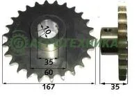 Звездочка 014.00114 (3/4X1/2-28 ЗУБ.) для комбайнов Grimme SE 75-20/30/40/50/55