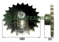 Звездочка 014.00428 (1X5/8-21 ЗУБ.) для комбайнов Grimme SE 75-20/30/40/50/55