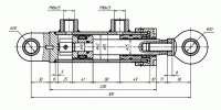 Гидроцилиндр ГЦ25-1-1/1-40-25.11.80