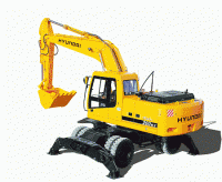 Колесный экскаватор Hyundai R200W-9