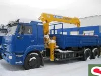 Камаз 65117 с КМУ SOOSAN 736