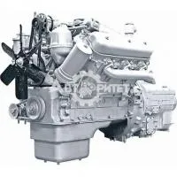 Двигатель ЯМЗ-236М2-52 (с КПП и Сцеплением)