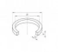 Кольцо уплотнительное прямоугольного сечения 31-37-3