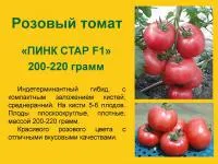 Томат Пинк Стар Розовый 4540 F1