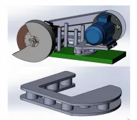 Головка шлифовальная для токарного станка TCG 125 POREBA