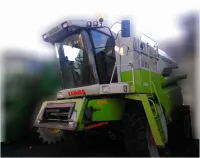 Зерноуборочный комбайн CLAAS Mega 350 с жаткой б/у