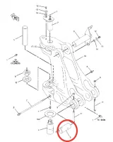 1300485 Палец Крепления стрелы Cat Caterpillar КАТ Катерпилер