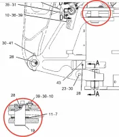 1590959 Палец каретки верх Cat Caterpillar КАТ Катерпиллер