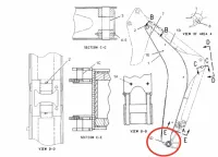 9R9475 Втулка в Основание стрелы Cat Caterpillar КАТ Катерпилер