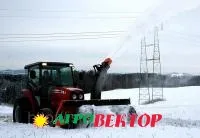 Шнекороторный снегоочиститель для трактора МТЗ 82 (Дания)