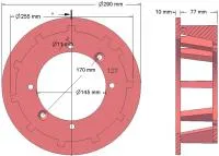 Ролик металлический Grimme (шаг 40) (127) 6,00347