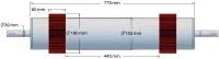 Вал приводной транспортера (161) SR 80-40 100.32172