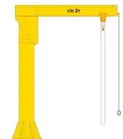 Консольный настенный ручной кран 3,2 тонны / до 10 метров