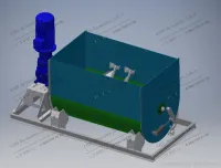 Горизонтальный смеситель кормов СМ3-1200-2000