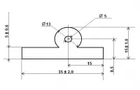 Уплотнительная резина ТУСМ-4-01 профильная