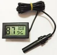 Термометр с гигрометром с датчиком выносного типа