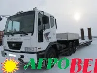 Daewoo тягач и трал 40 тонн