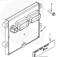 Блок управления двигателем Cummins 4995445