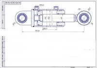 Гидроцилиндр Задней навески Т-150,ДТ-75, ТДТ-55 (М) ЦГ-100.50х250/(560).ШШ