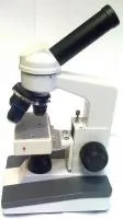 Микроскоп со встроенным обогревательным столиком и осветителем