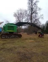 Валочно пакетировочный Харвестер John deere 753JH