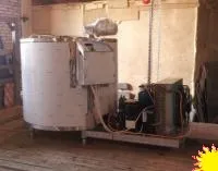 Охладитель молока вертикального типа (ОМВТ) шайба 300 л.