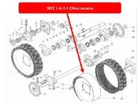 Обод колеса ЗПТ 1-6-2-1