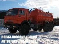 Вакуумная цистерна НОВАЗ КАМАЗ 6х6, 300 л.с., 10 м3, насос КО-505
