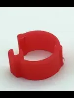 Меточное кольцо для птиц, красное 9 мм