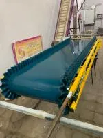 Горизонтальный ленточный конвейер для сыпучих грузов