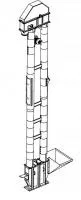 Нория подъемная круглая для продовольственного зерна НПК-25