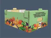 Картонная коробка для фруктов и овощей
