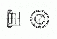Гайки круглые щлицевые ГОСТ 11871-80
