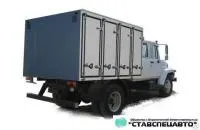 Фургон Газ-3309 с двухрядной четырехдверной кабиной