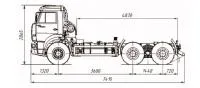 Шасси КамАЗ 6520-1621 (праворульный)