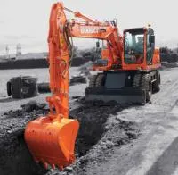 Колесный экскаватор Doosan DX160W