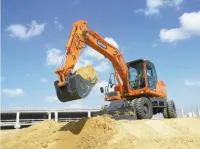 Колесный экскаватор Doosan DX140W