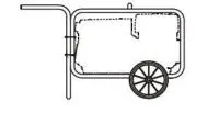 Ручная тележка для MOSA TS 200 BS/CF (арт.232120130) - MOSA CTM 200