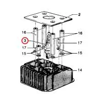 101043250 Свеча для MOSA MSG CHOPPER, MSG200S, MS200