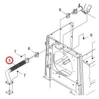 G231000680 Гофра SHINDAIWA DGW400, DGW500