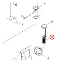 K329000040 Фильтр сетка топливного бака SHINDAIWA DGW400, DGW500