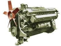 Двигатель привода генератора 1Д12